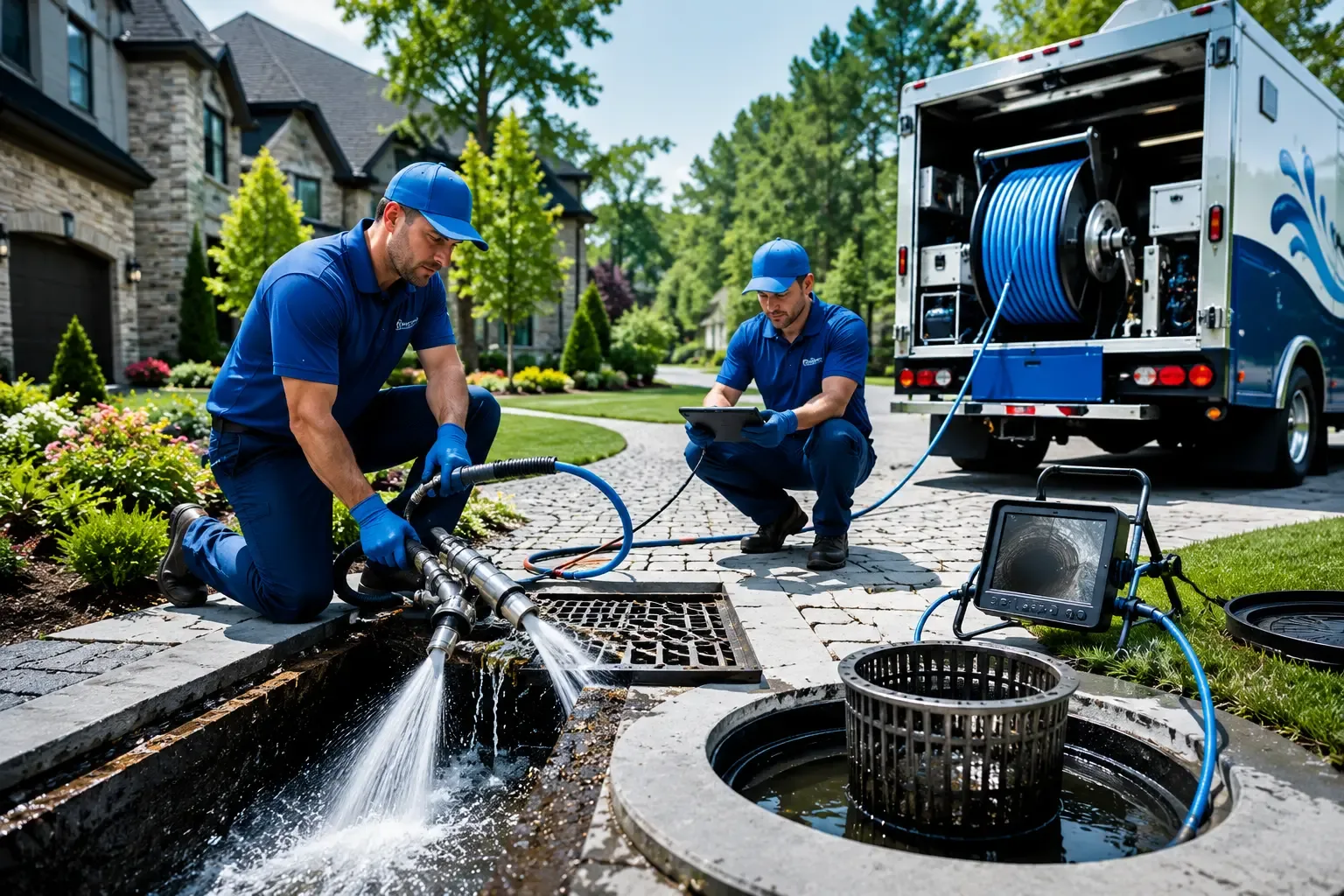 Local outdoor drain cleaning professionals in Carp Lake, MI