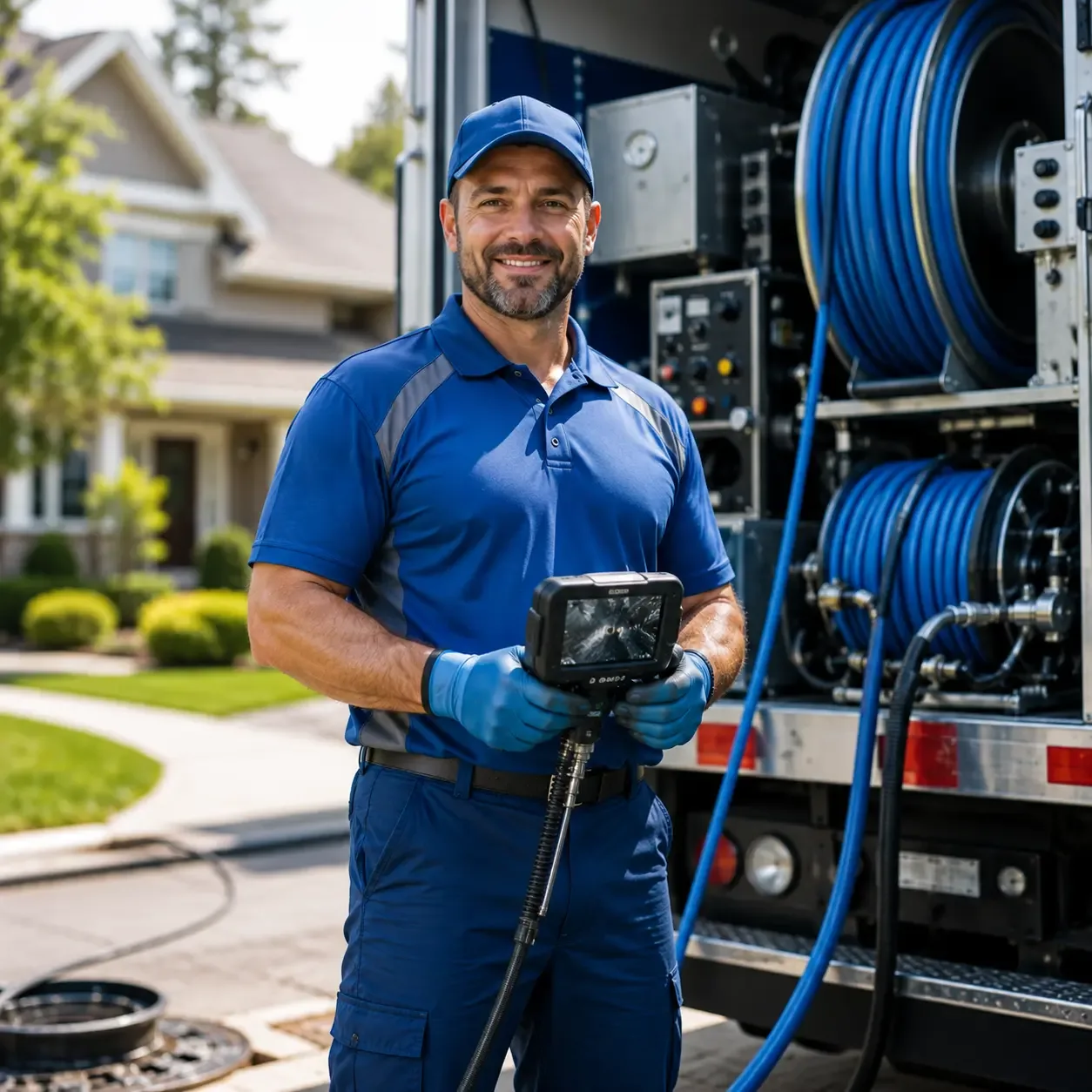 Local outdoor drain cleaning specialists in Carp Lake, MI